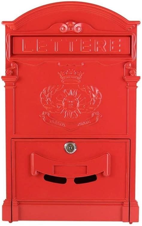 letter box for metal gates|large outside letterboxes.